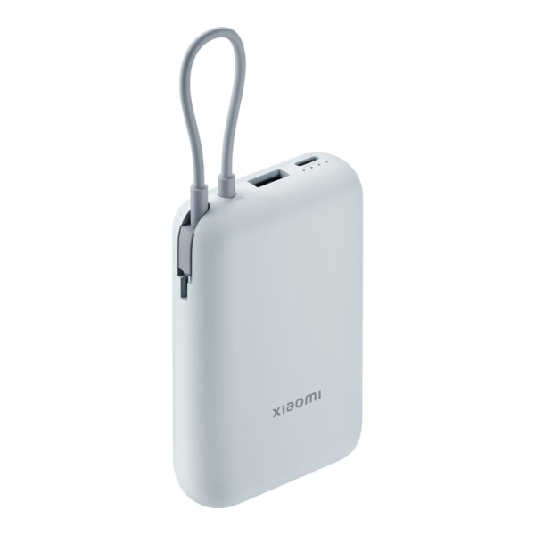 Аккумулятор внешний с встроенным кабелем Xiaomi Power Bank 10000 mAh, синий